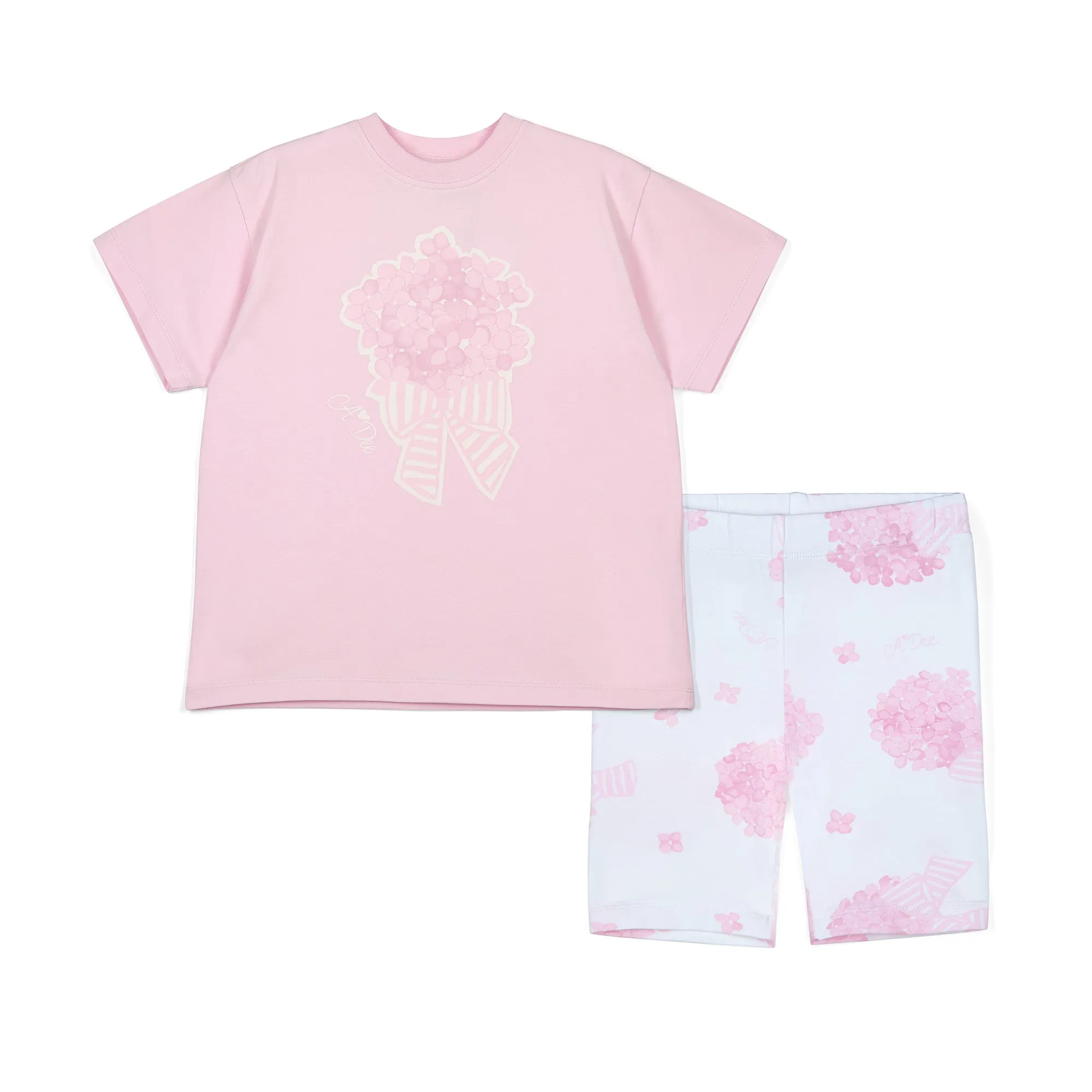 SS25 A Dee Camila Hydrangea Cycle Short Set