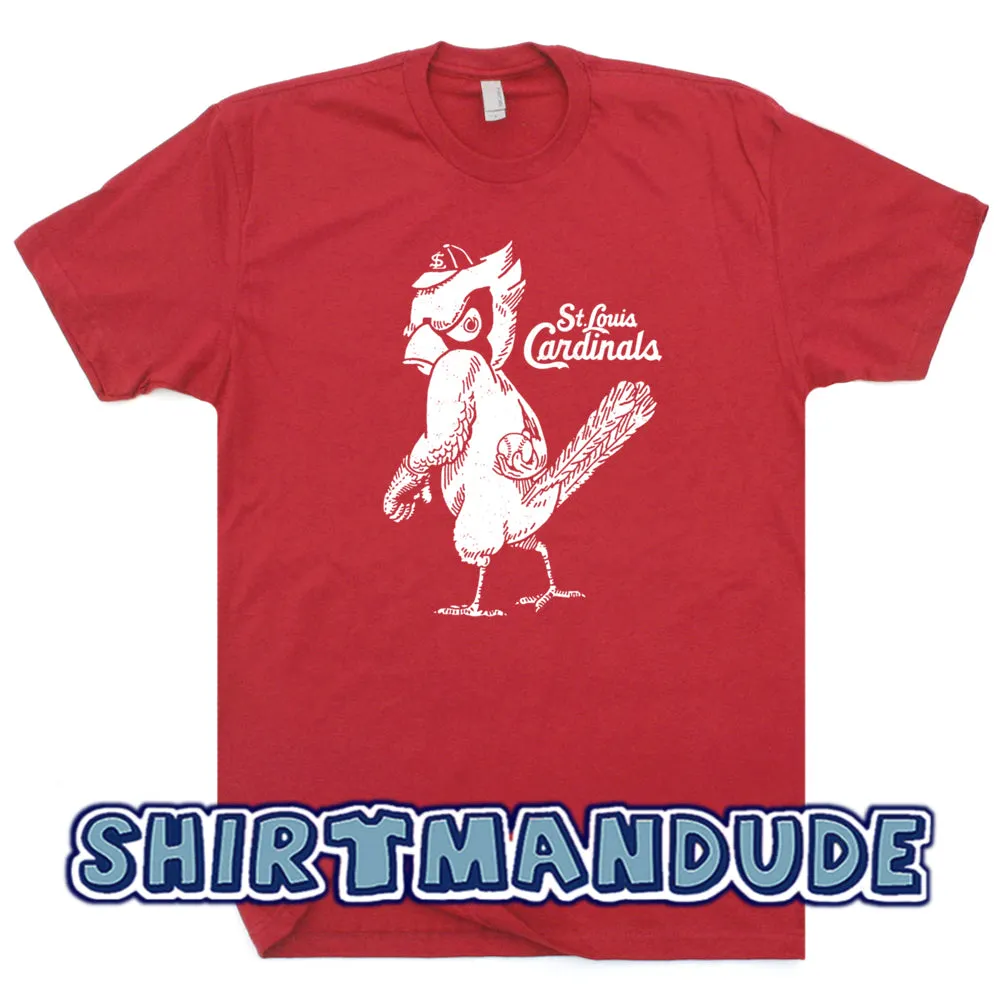 St Louis Cardinals T Shirt Vintage Logo Graphic Tee Shirts