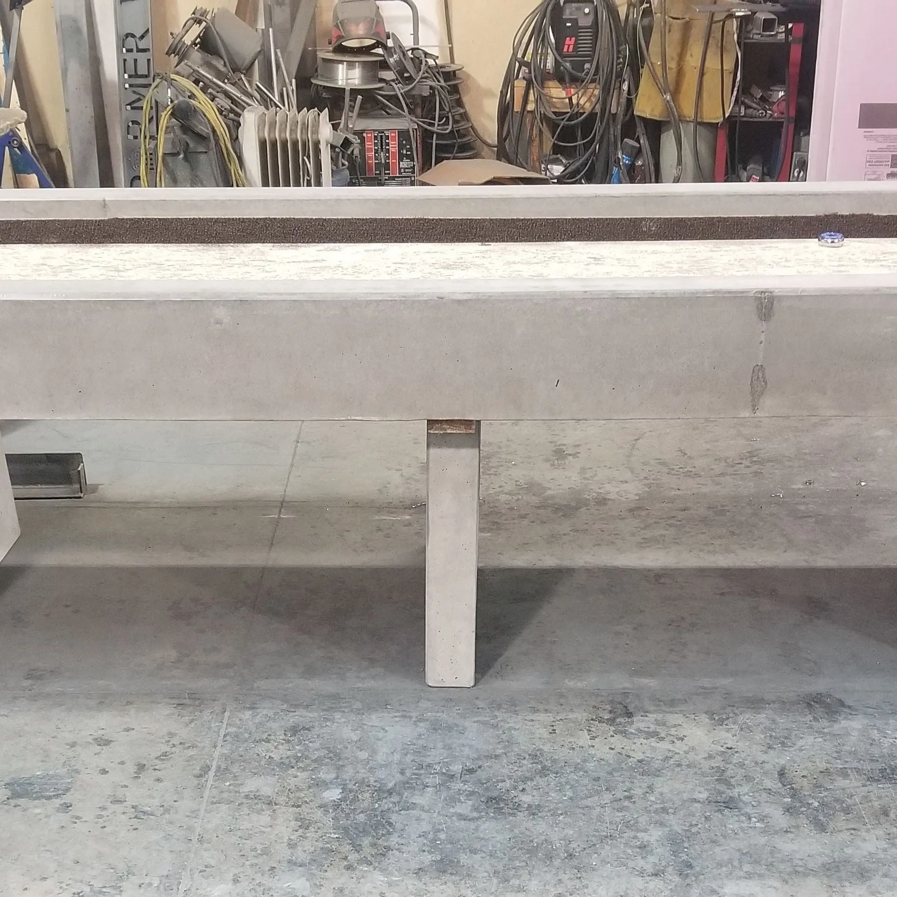 Stone Age Concrete Outdoor Shuffleboard Tables