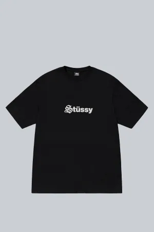 STUSSY REFORMED TEE BLACK