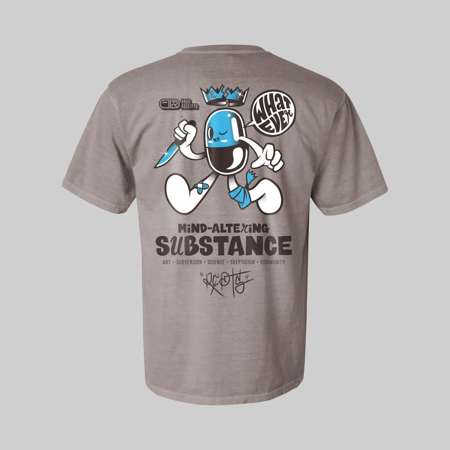 Substance T-shirt - Gray - DRX Drug Receipts - DRX Drug Receipts
