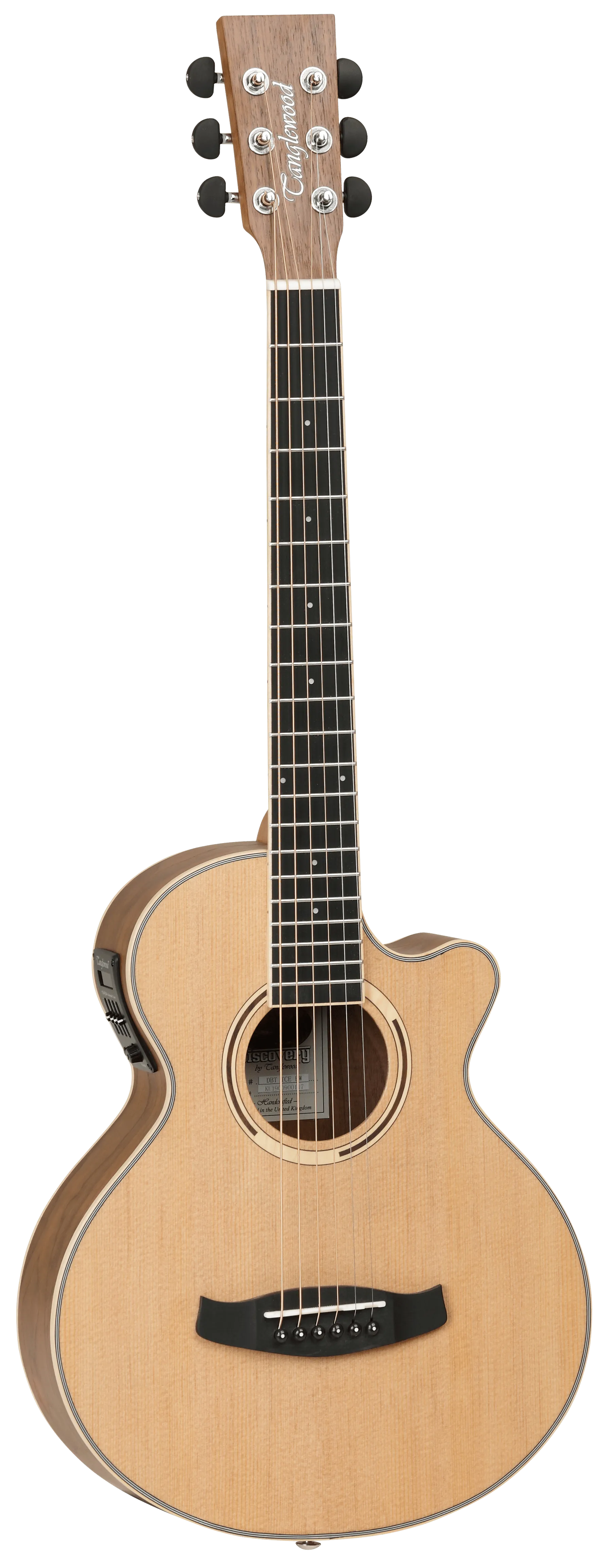 Tanglewood DBT-TCE-BW Travel Electro Acoustic Guitar