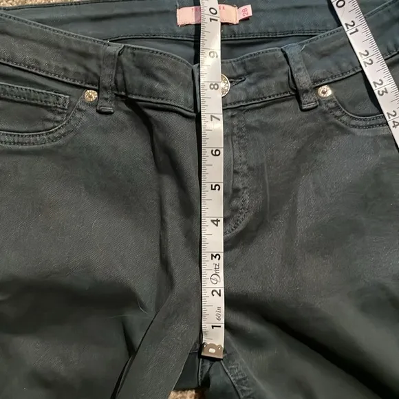 Ted Baker - Green Anna Wax Skinny Jeans Size 28
