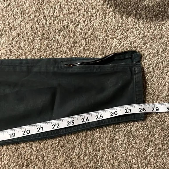 Ted Baker - Green Anna Wax Skinny Jeans Size 28
