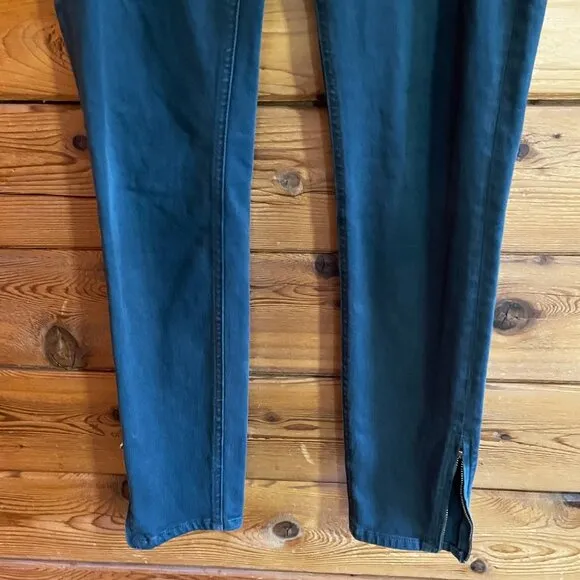 Ted Baker - Green Anna Wax Skinny Jeans Size 28