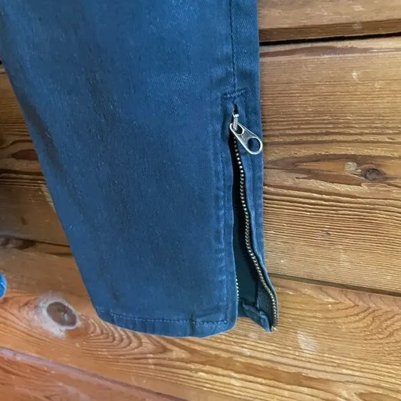 Ted Baker - Green Anna Wax Skinny Jeans Size 28