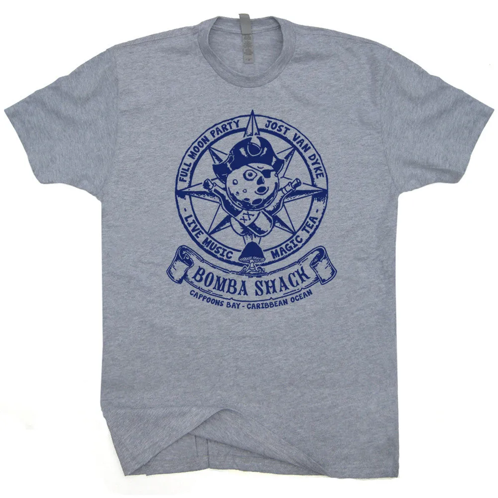 The Bomba Shack Pub T Shirt Vintage Reggae Bar T Shirt Caribbean Island Shirt