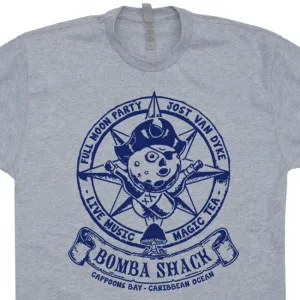 The Bomba Shack Pub T Shirt Vintage Reggae Bar T Shirt Caribbean Island Shirt