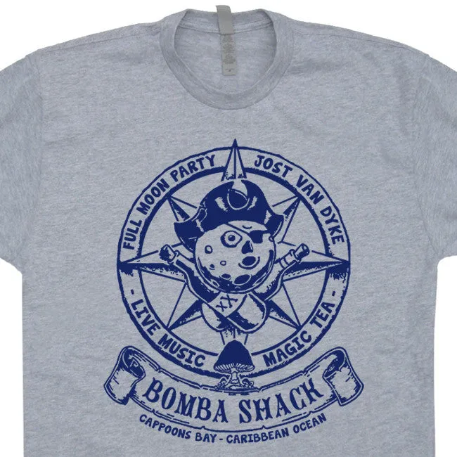 The Bomba Shack Pub T Shirt Vintage Reggae Bar T Shirt Caribbean Island Shirt