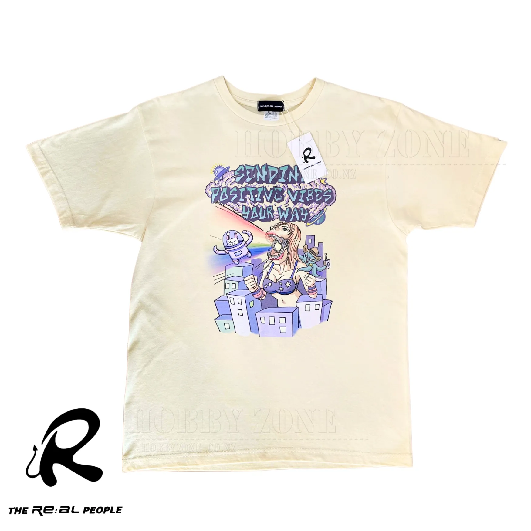The Real People Octopus Cowboy- Positive Vibes Sending Your Way T-shirt