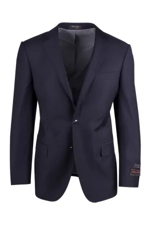 Tiglio Luxe Novello Navy Blue, Modern Fit, Pure Wool Blazer TIG1002