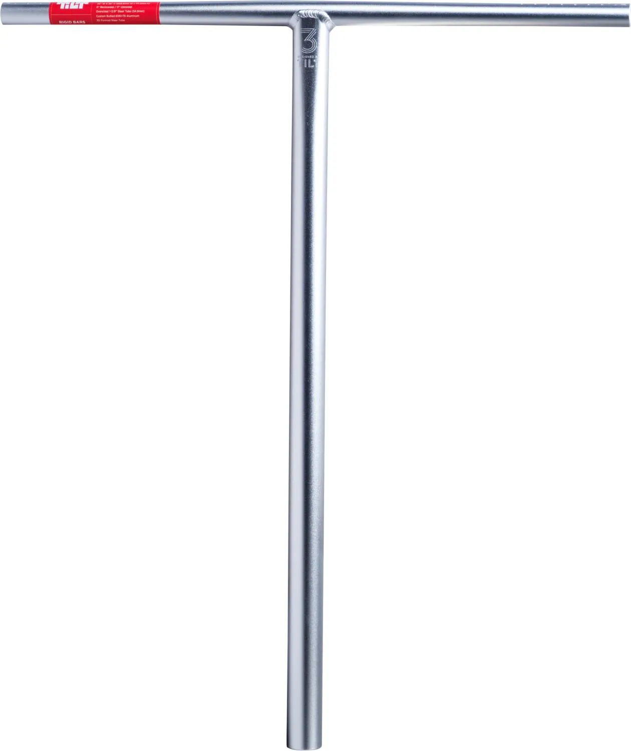 Tilt Rigid Pro Scooter Handle Bars - Silver