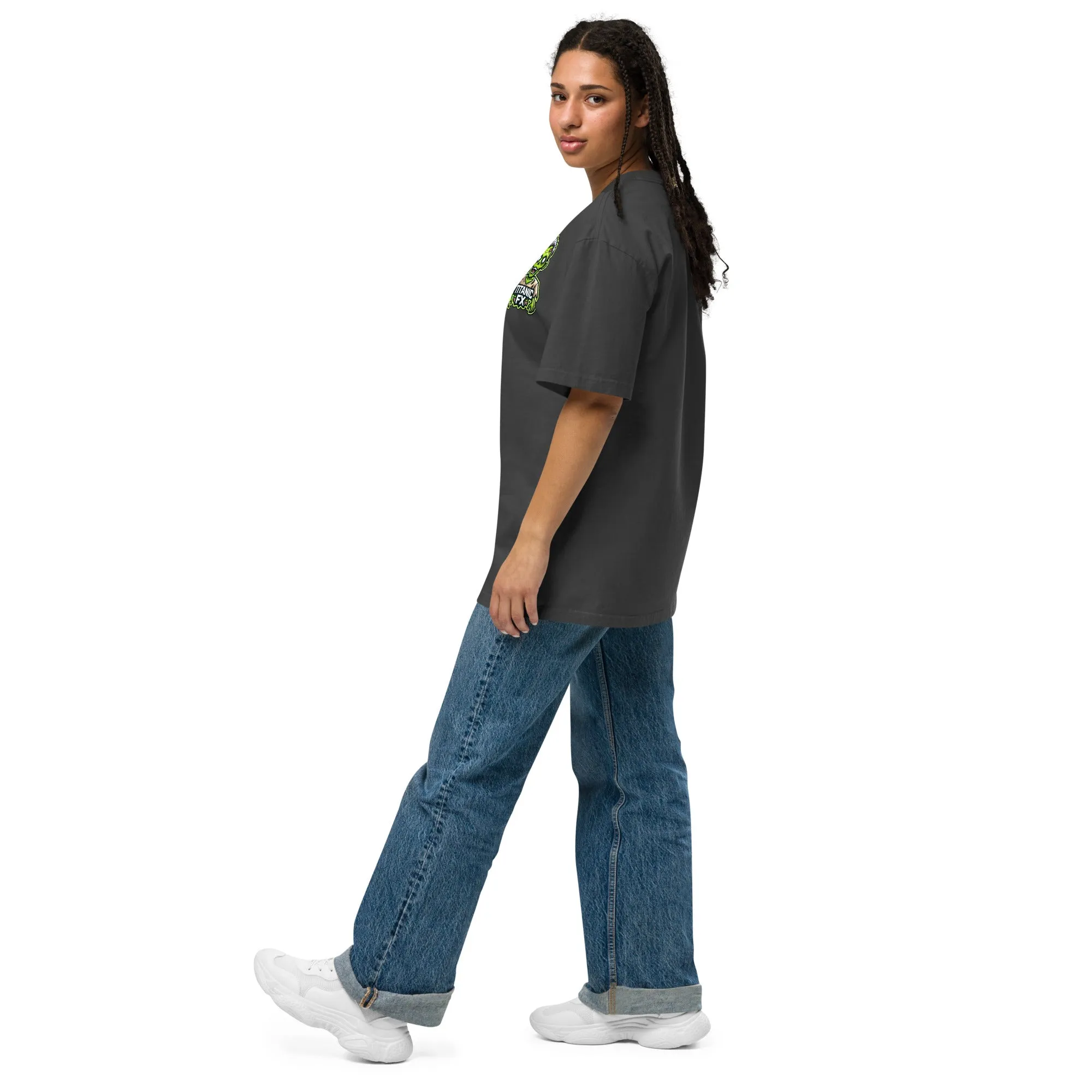 Titanic FX Merch - Zombie Design Oversized faded t-shirt