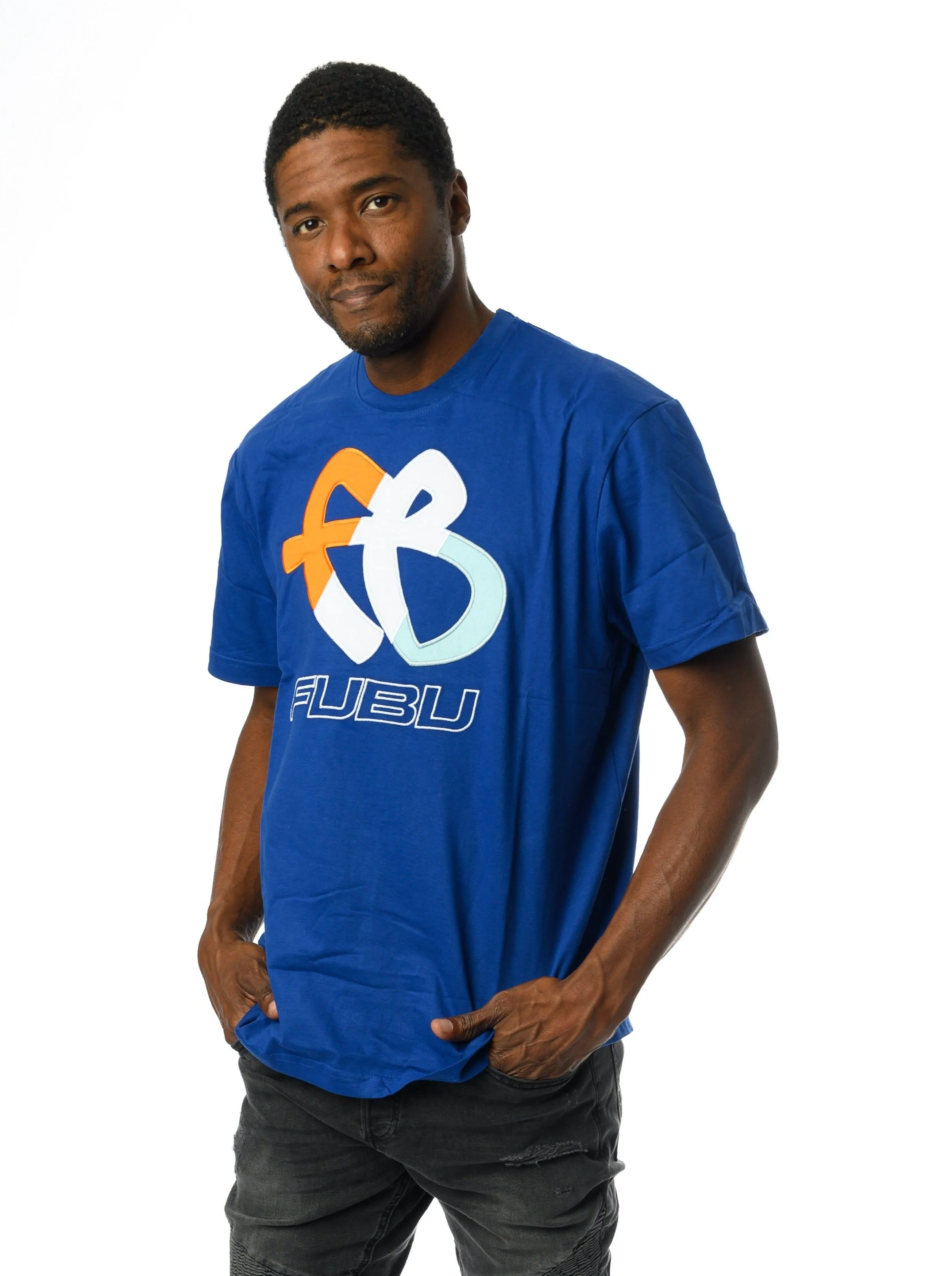 Tri-Color FB Logo Tee
