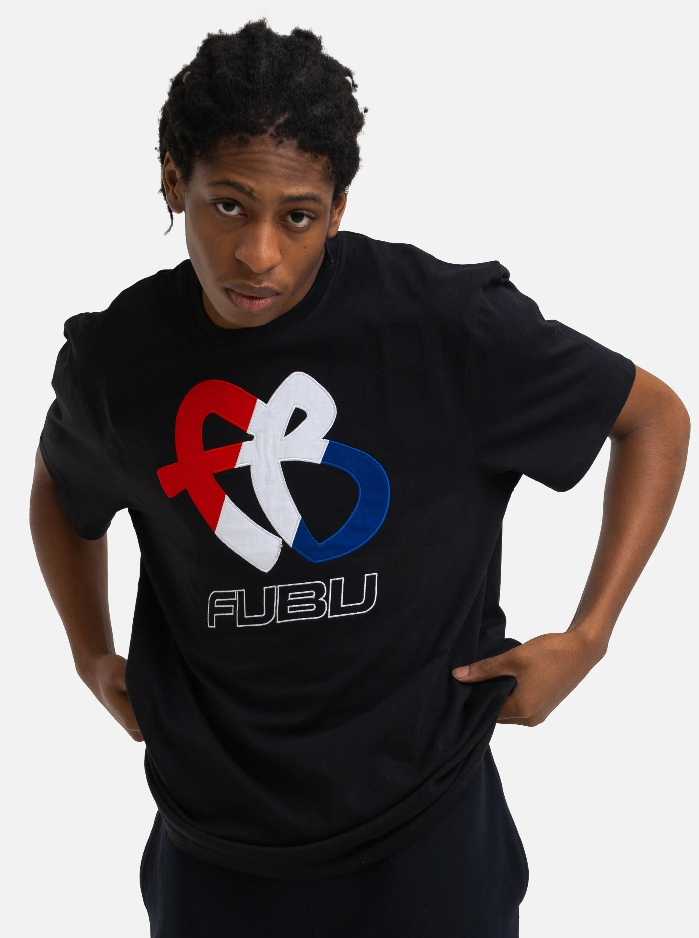 Tri-Color FB Logo Tee