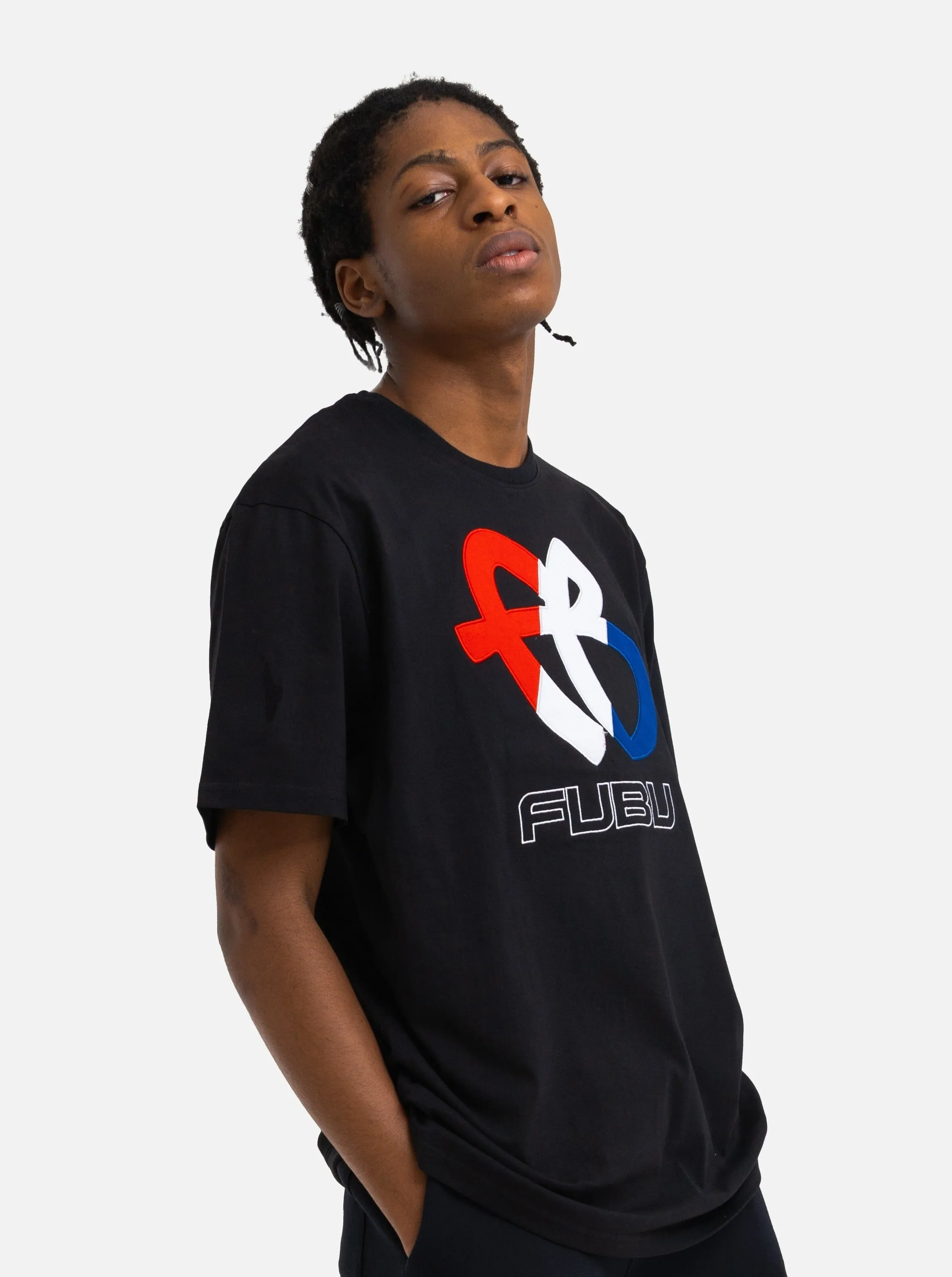 Tri-Color FB Logo Tee