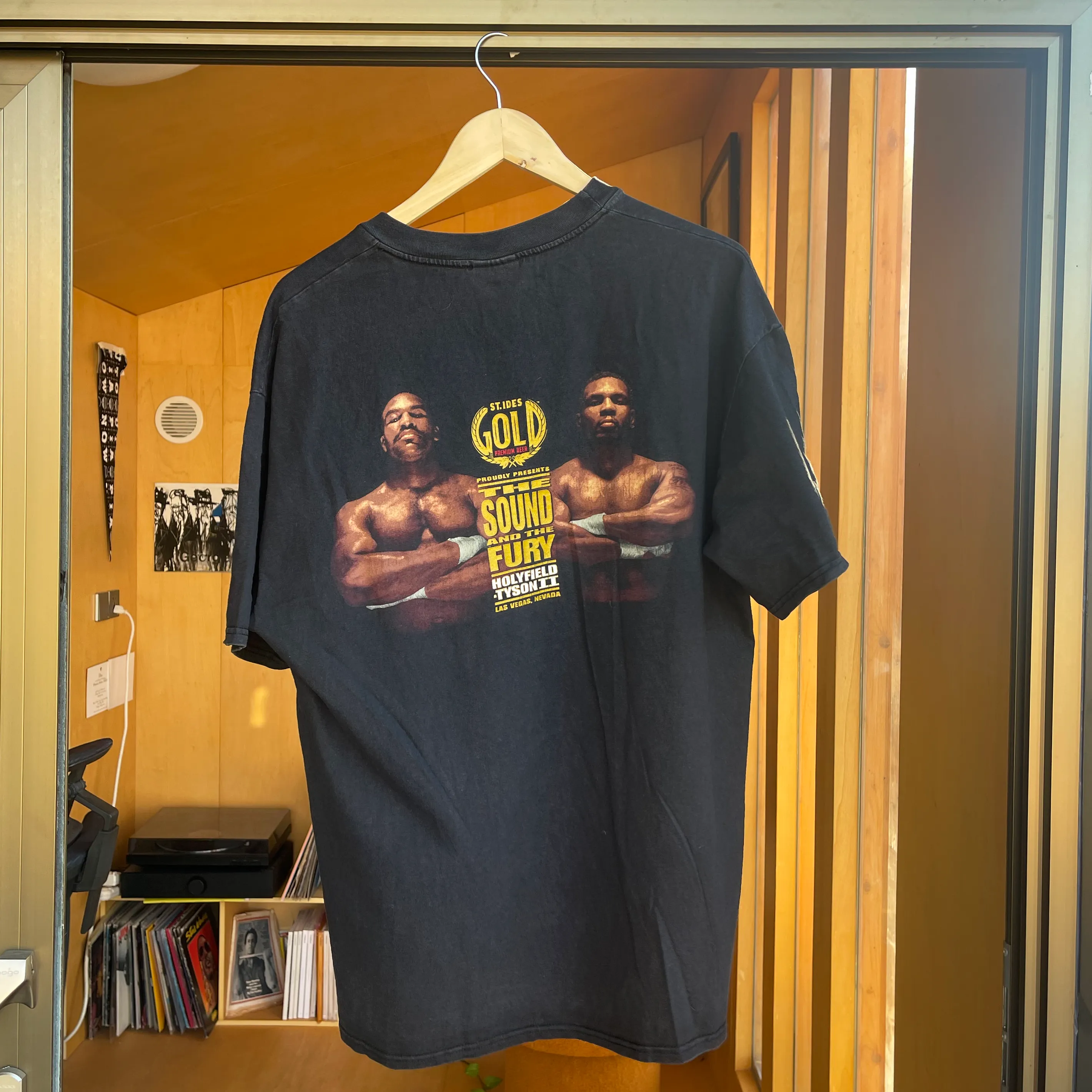 Tyson vs Holyfield II "The Sound & Fury" St. Ides Vintage T-Shirt (Men's XL)