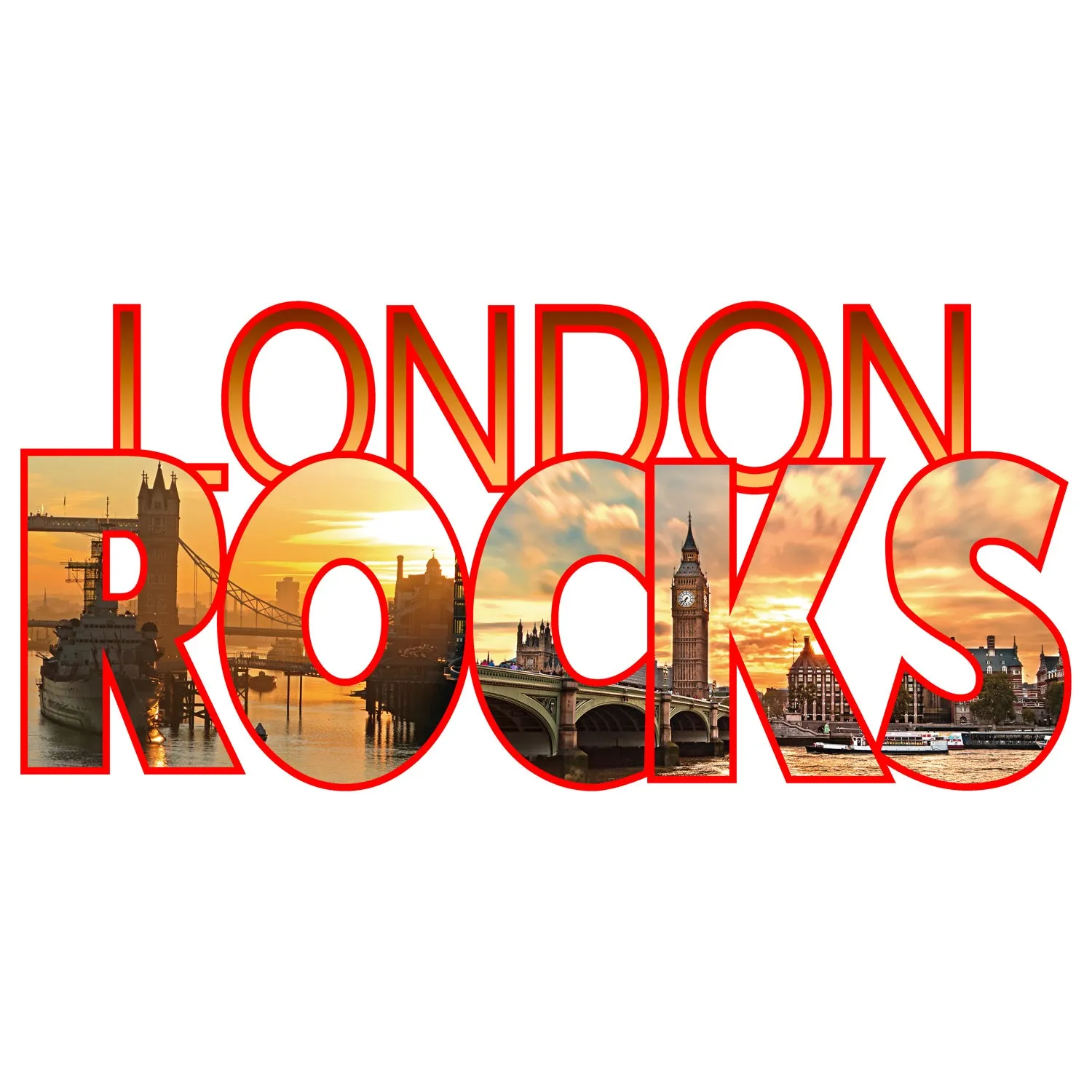 UA London Calling London Rocks Men's T-shirt (White)