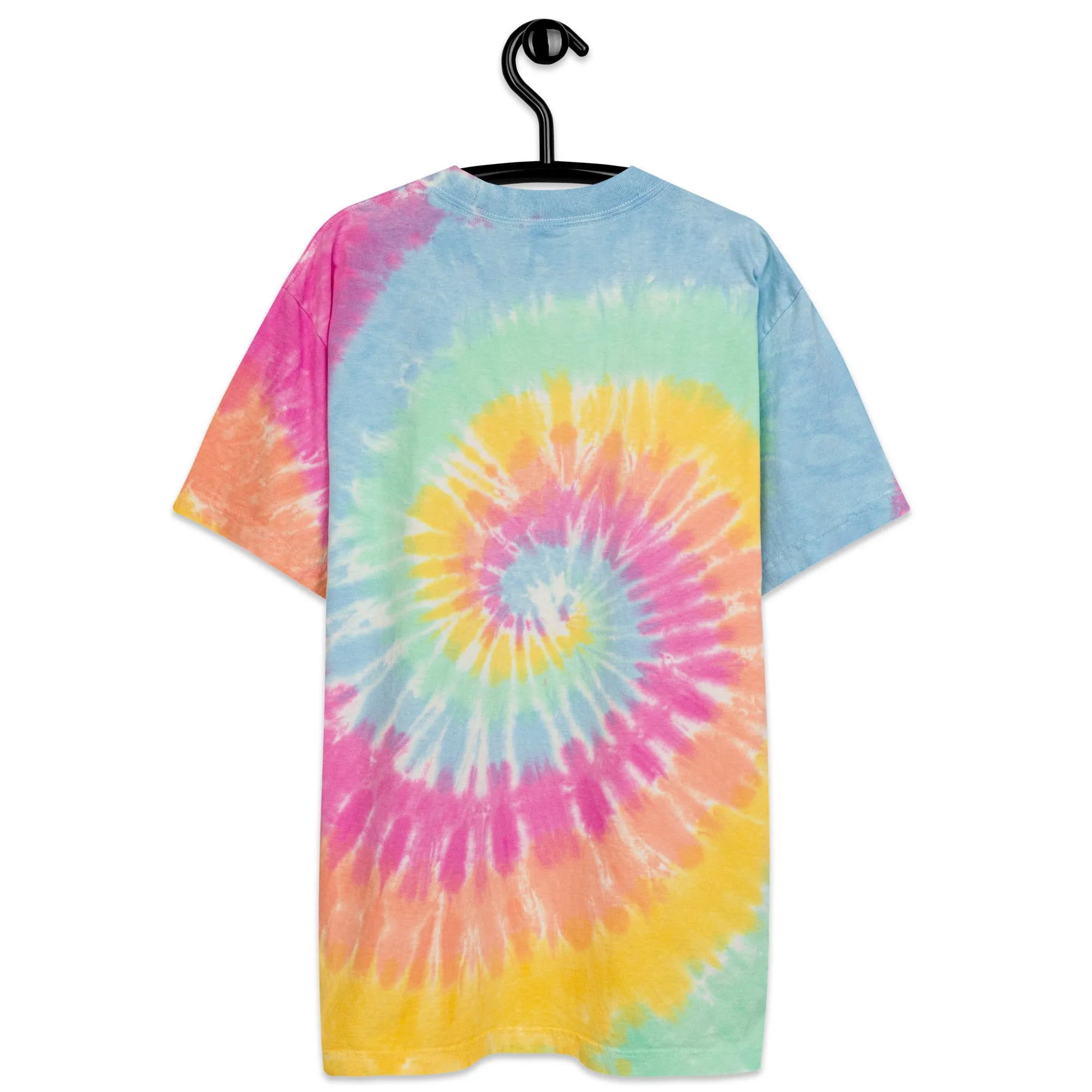 VA Logo oversized tie-dye t-shirt (dark)