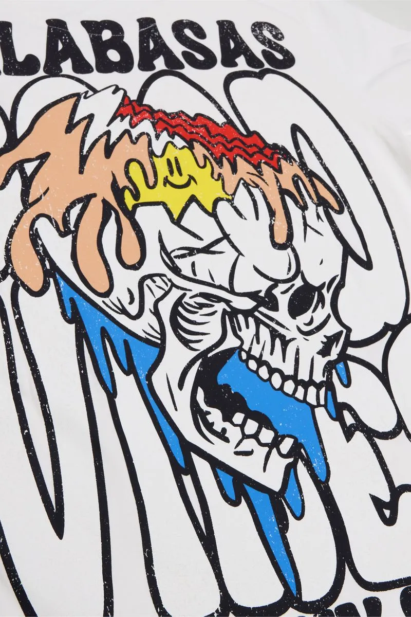 VALABASAS WEALTHY SPIRIT TEE (VINTAGE WASHED WHITE)