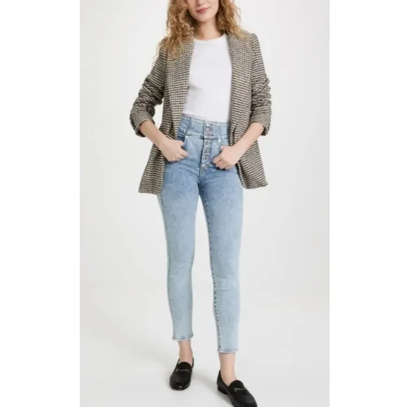 Veronica Beard | Katherine Corset Extra High Rise Skinny Jeans in Vail Size 28