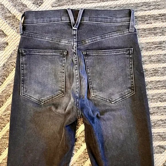 VERONICA BEARD Sz 25 Debbie Ankle Skinny High Rise Black Stretch Jeans Orig$278