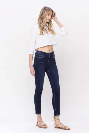 VERVET by Flying Monkey High Rise Ankle Skinny Jeans LIVELY