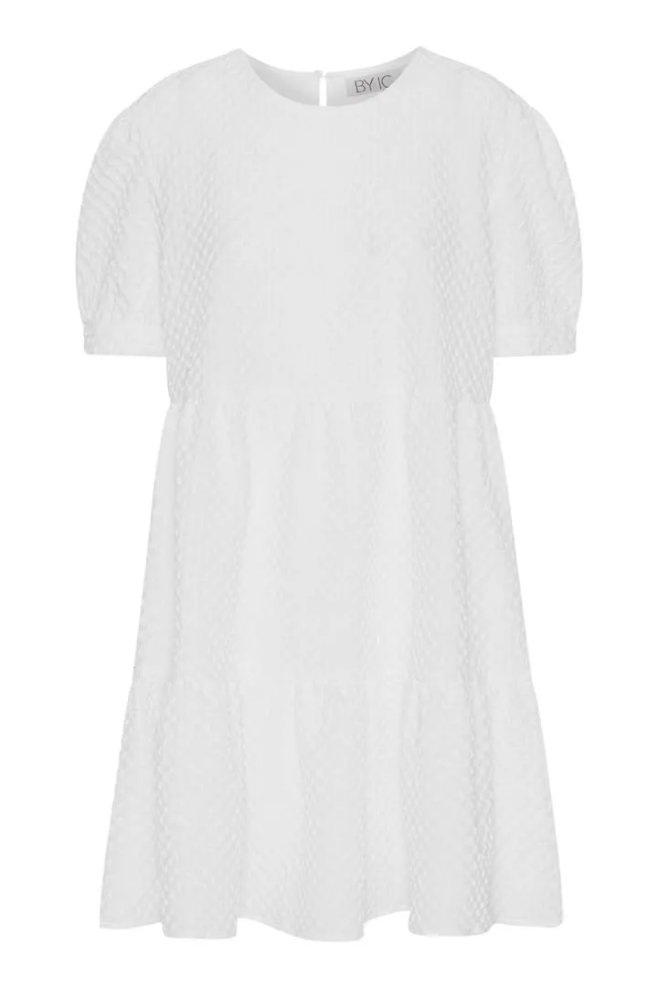 VilmaIC Kjole - Bubble Hvid
