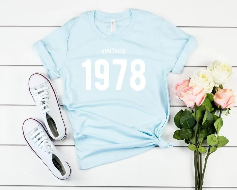 Vintage 1978 Birthday T-Shirt | 46th Birthday Party T-Shirt