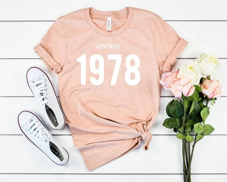 Vintage 1978 Birthday T-Shirt | 46th Birthday Party T-Shirt