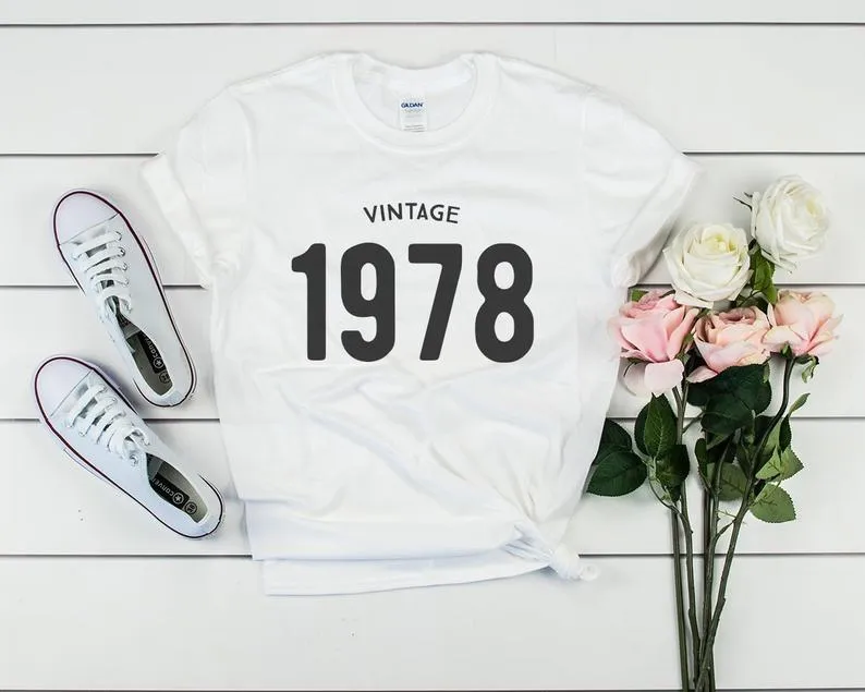 Vintage 1978 Birthday T-Shirt | 46th Birthday Party T-Shirt