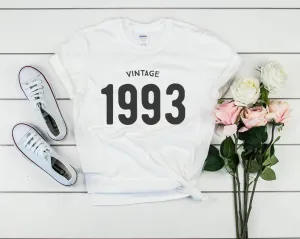 Vintage 1993 Women T-Shirt | 31st Birthday Party T-Shirt Cotton