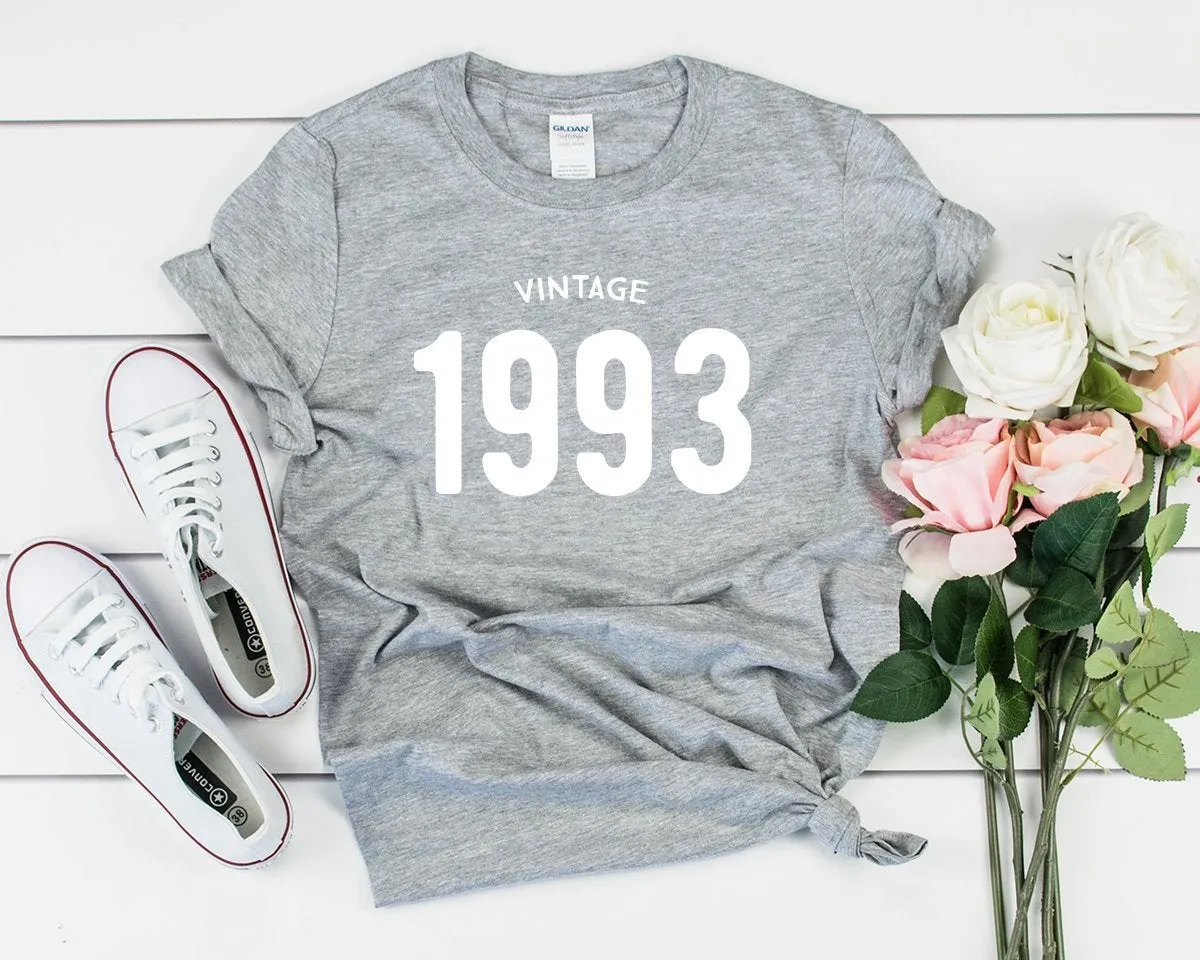 Vintage 1993 Women T-Shirt | 31st Birthday Party T-Shirt Cotton