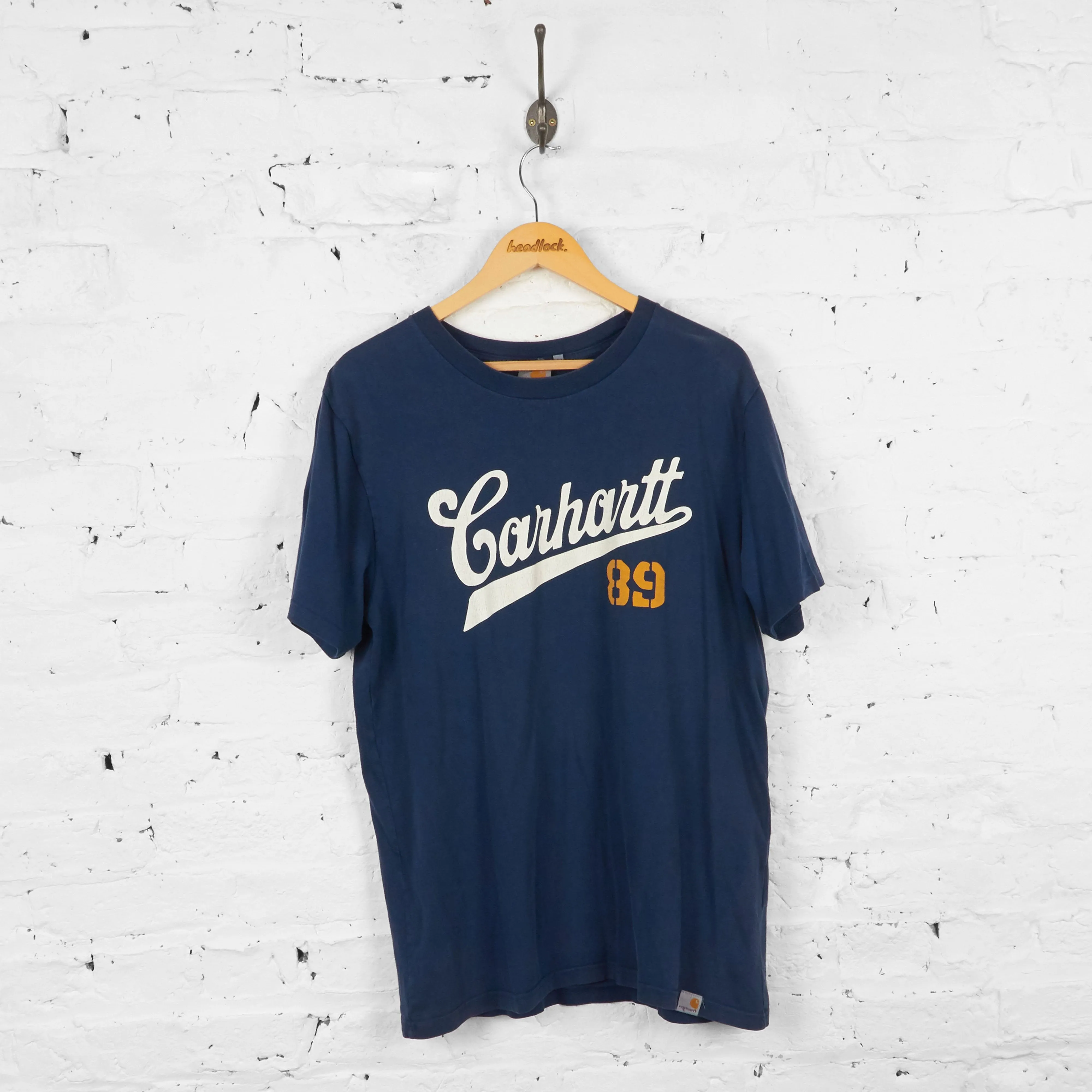 Vintage Carhartt T-shirt - Navy - L