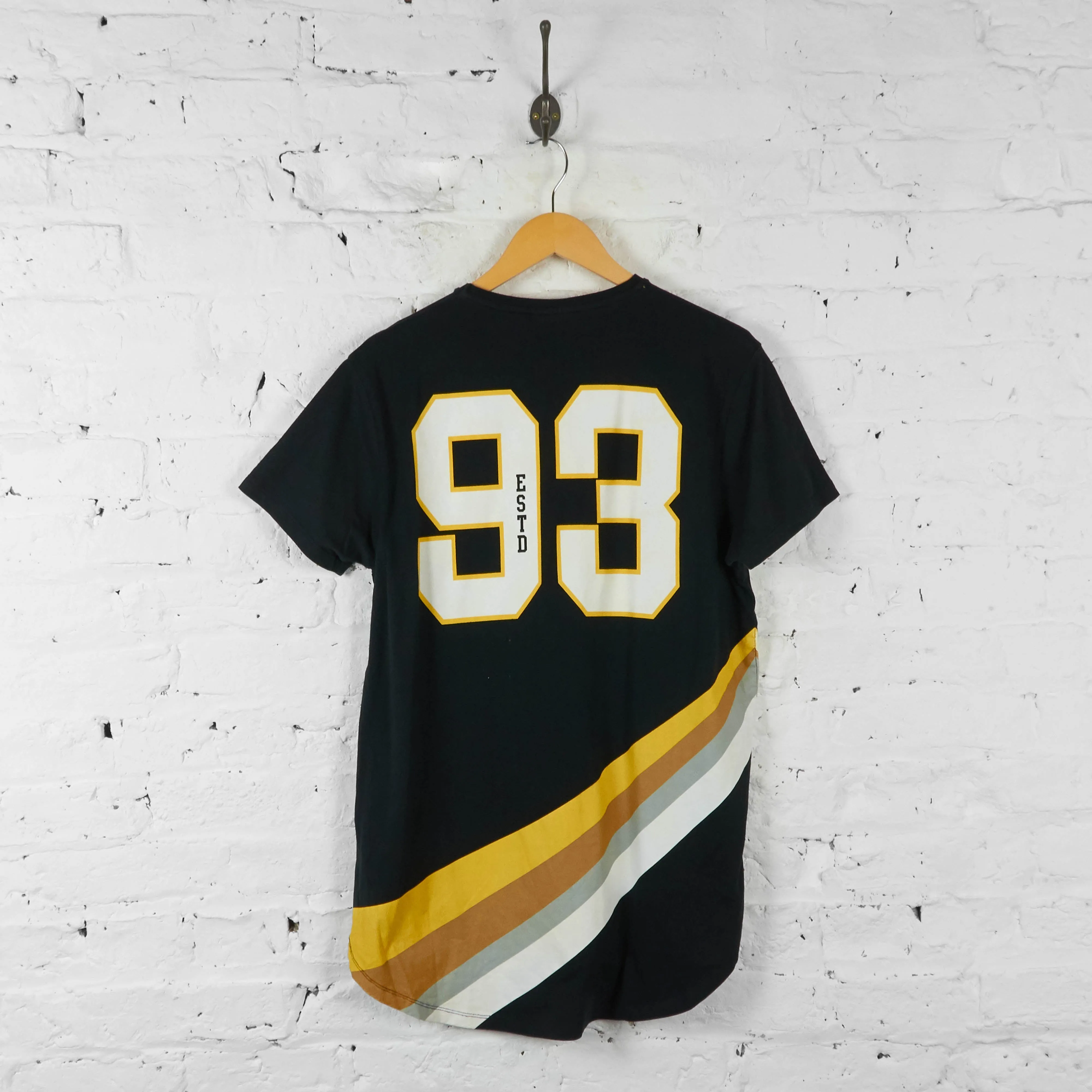 Vintage NHL Anaheim Ducks T-Shirt - Black/Yellow - L