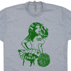 Vintage Philadelphia Eagles T Shirt Philadelphia Eagles Shirt Cheerleader Shirt Retro Eagles