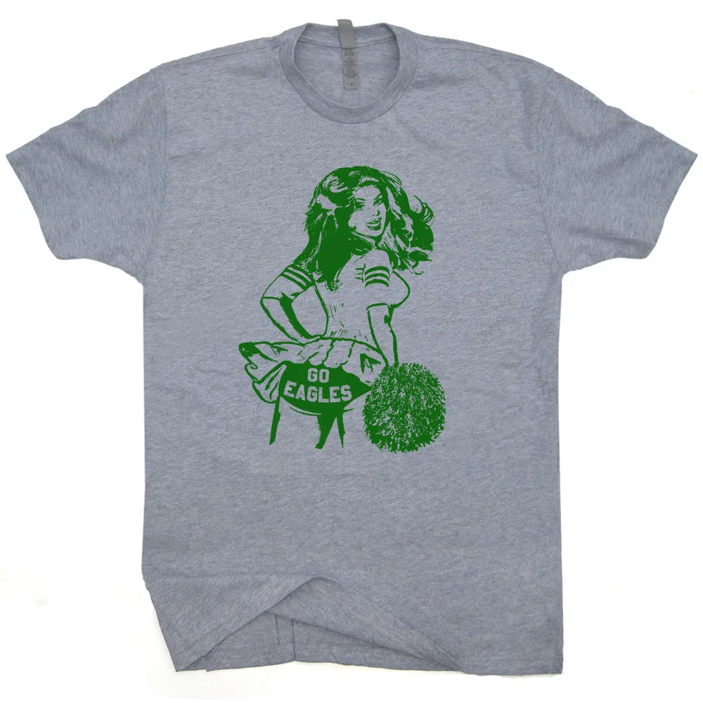 Vintage Philadelphia Eagles T Shirt Philadelphia Eagles Shirt Cheerleader Shirt Retro Eagles