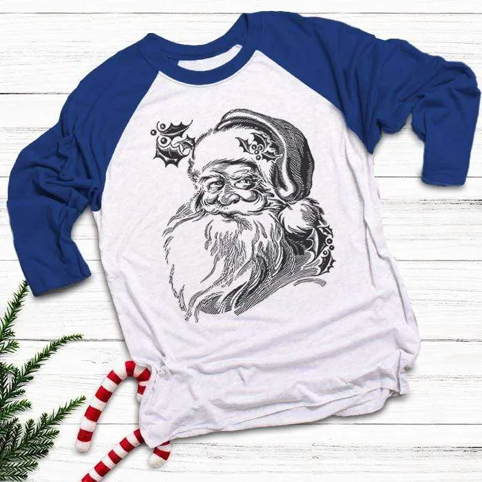 Vintage Santa Raglan