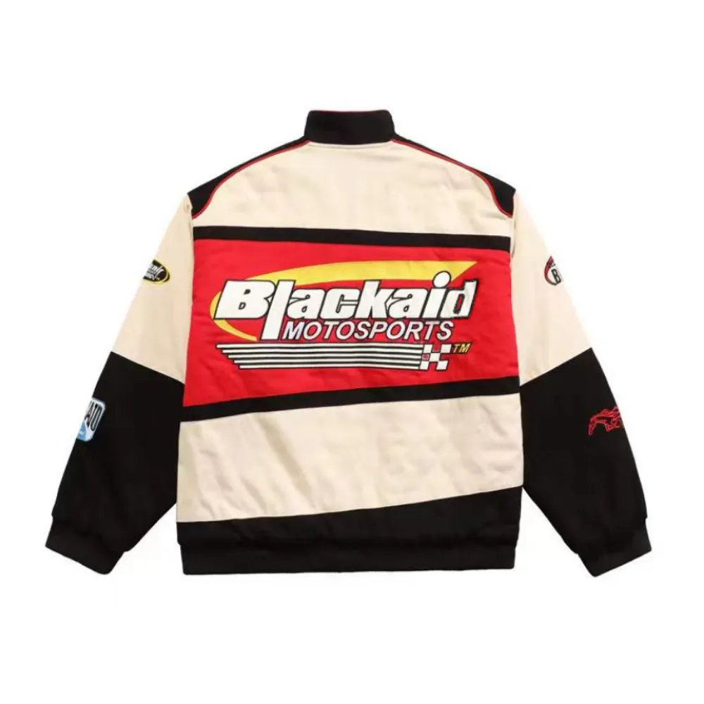 Vintage Street BlackAir Motorcycle Varsity Jacket