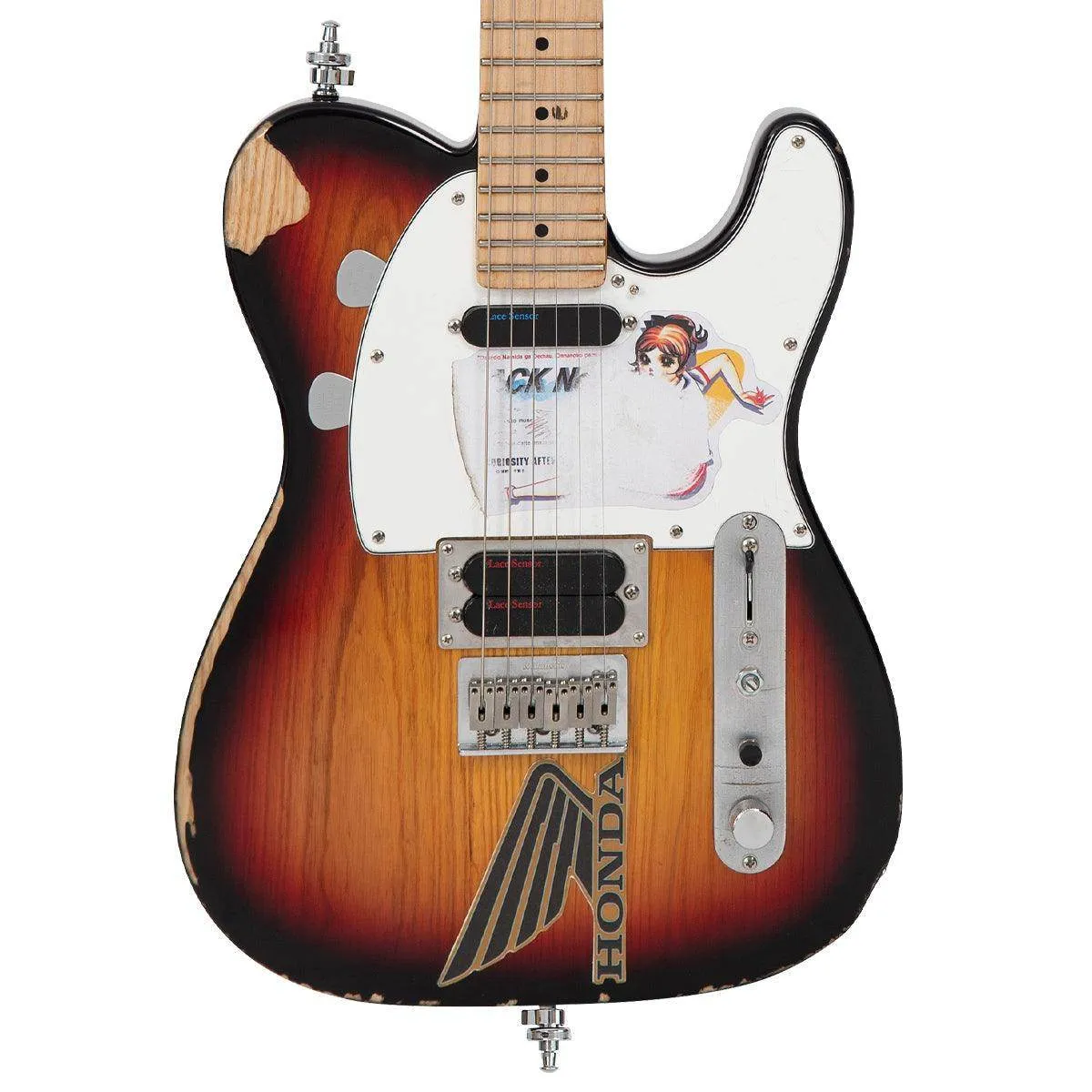 Vintage V52 ProShop Unique ~ Heavy Distressed Sunburst 'Jonny Honda'