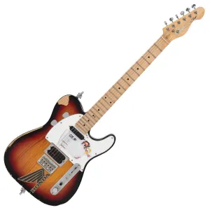 Vintage V52 ProShop Unique ~ Heavy Distressed Sunburst 'Jonny Honda'