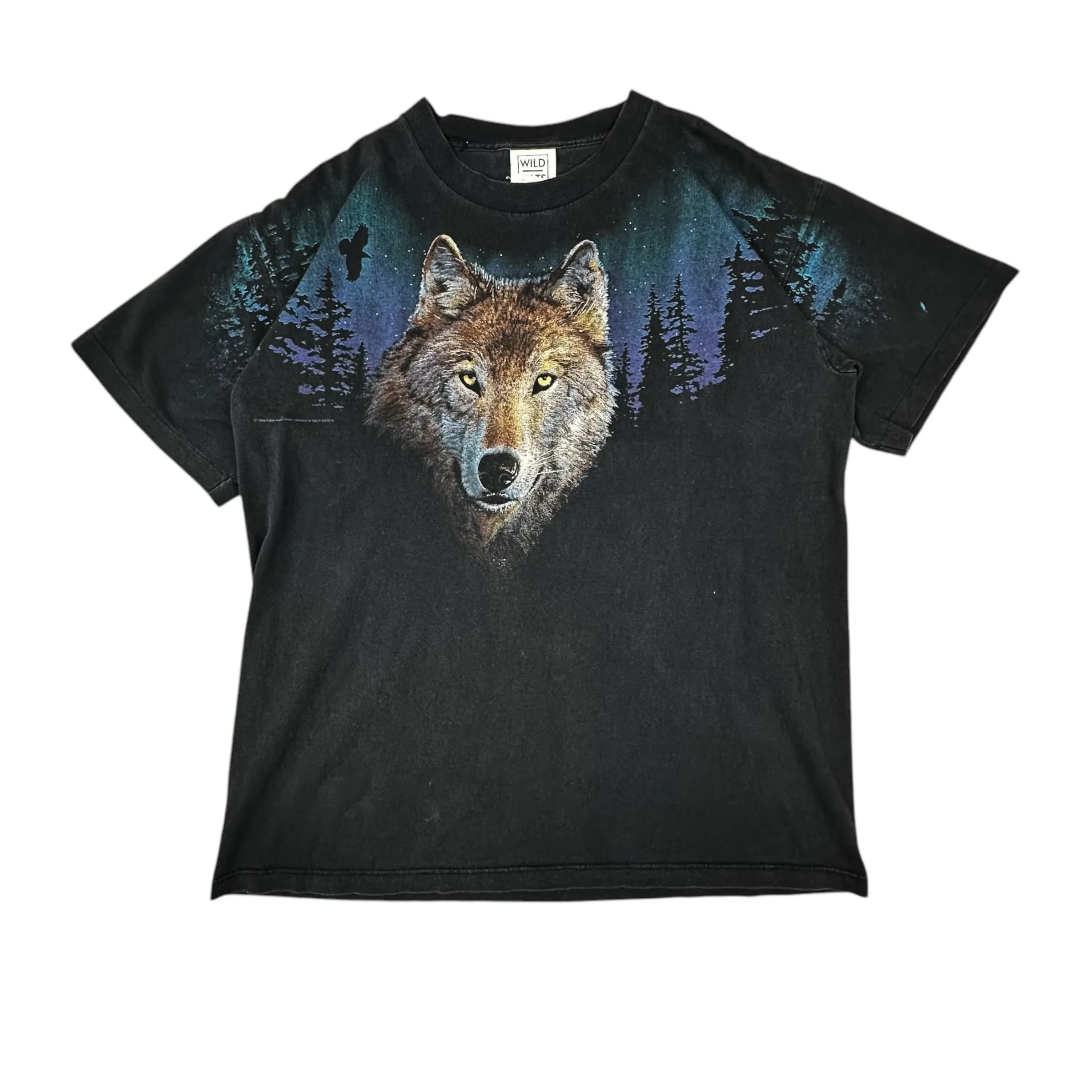 Vintage Wolf Graphic T-Shirt - L