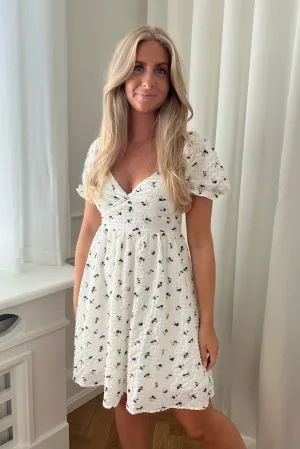 VMHollo Kjole - Blå Blomsterprint