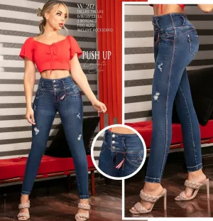 W-212 100%  Authentic Colombian Push Up Jeans