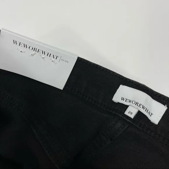 WeWoreWhat High Rise Skinny Black Jeans 29‎
