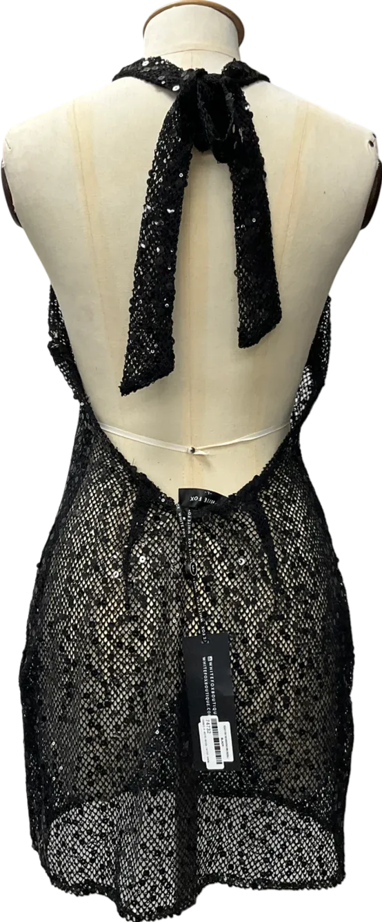 White Fox Black Ready For The Weekend Mini Dress UK L