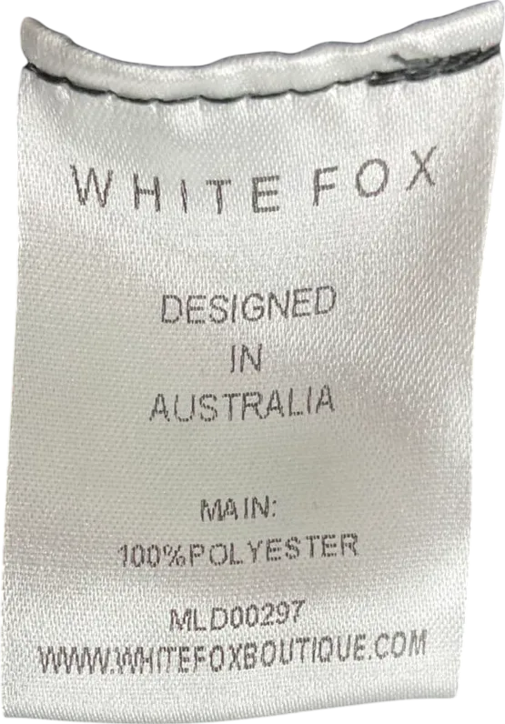 White Fox Black Ready For The Weekend Mini Dress UK L