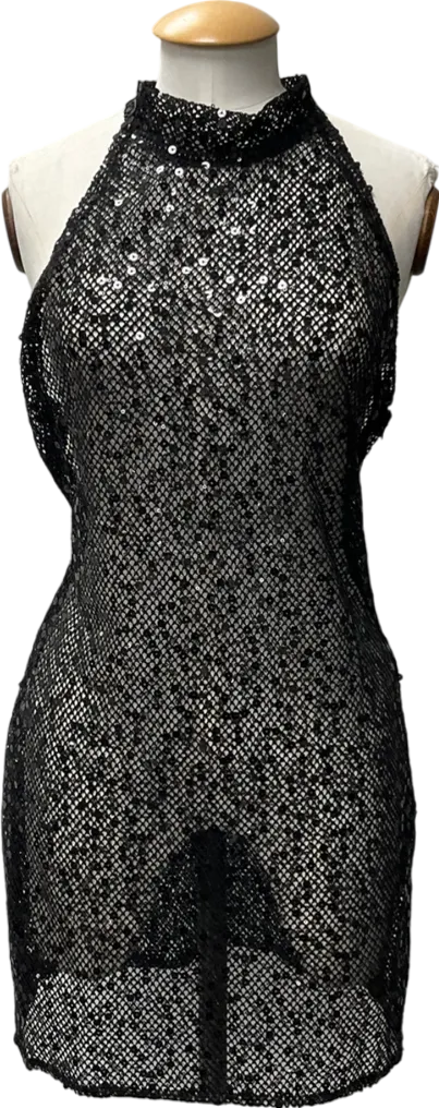 White Fox Black Ready For The Weekend Mini Dress UK L