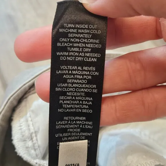 White House Black Market Jeans Womens Size 14 Lot of 2 Skimmer Skinny Leg Grey