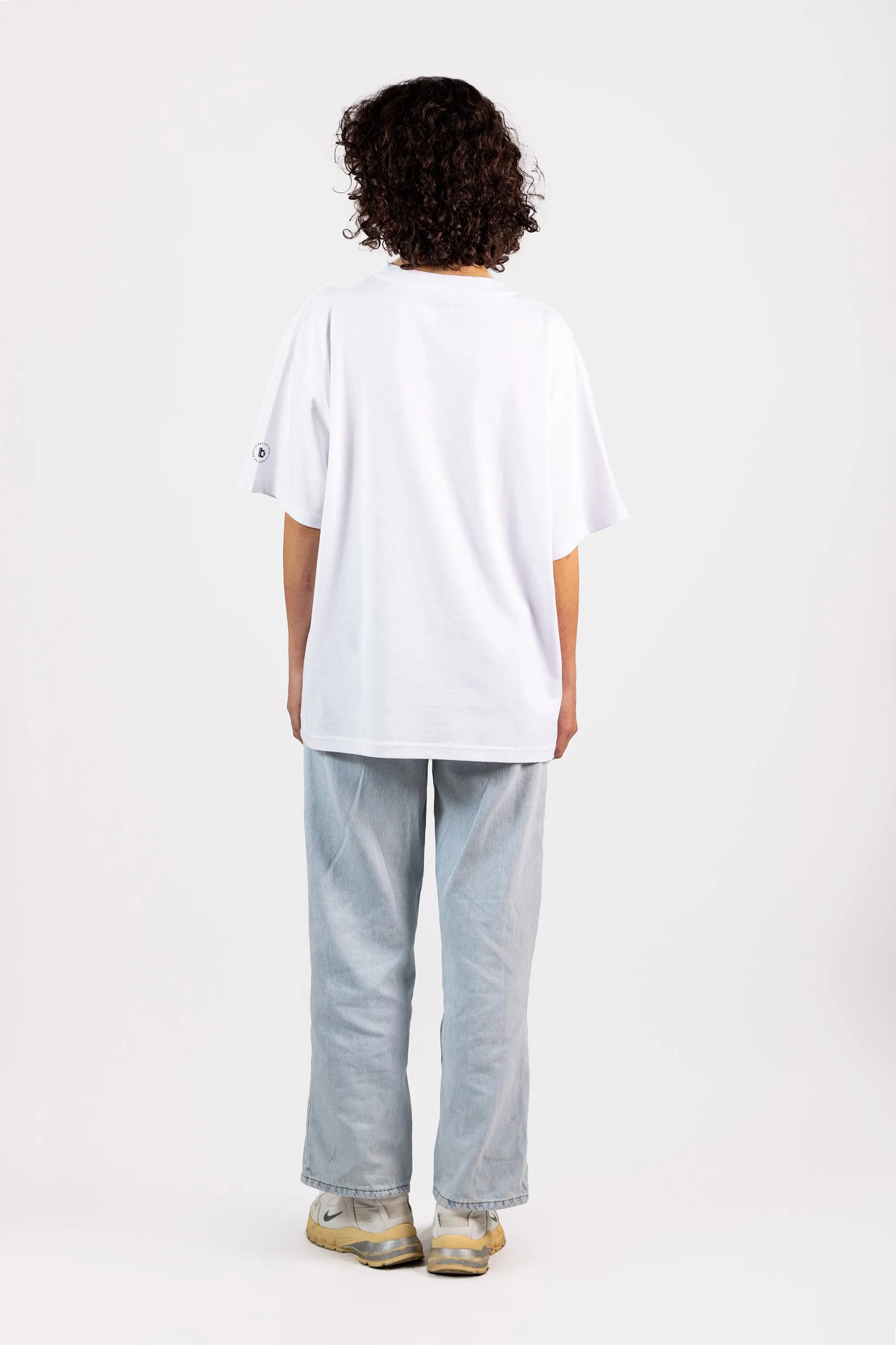 White Verified Hobb حب T-shirt